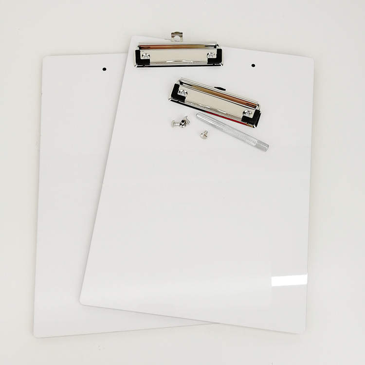 Sublimation Clip board Single Front side Blank with hard ware A4 A5