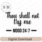 Thou Shall Not Try Me SVG