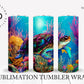 Turtle Under The Sea Print 20oz 30oz Sublimation Tumbler Designs