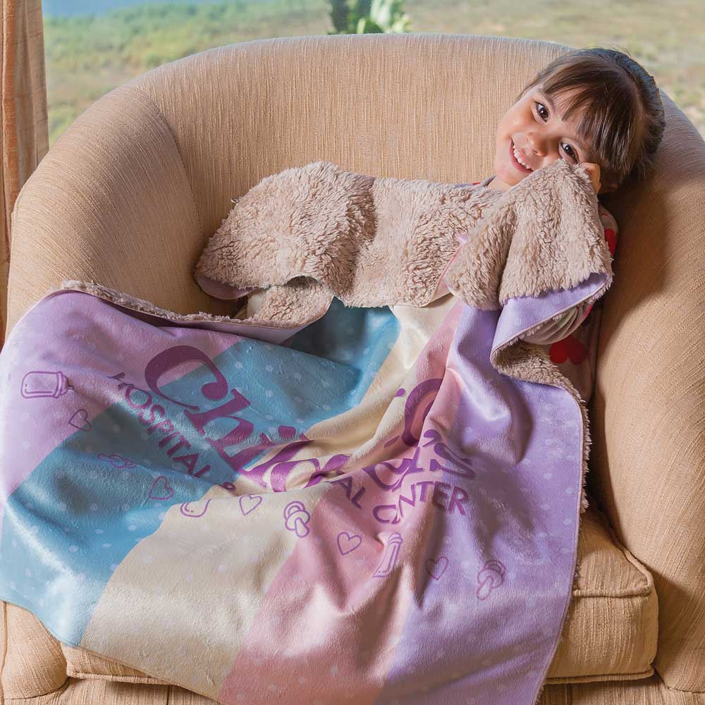 Sherpa Lined Sublimation Baby Blanket – The Blank Stockpile