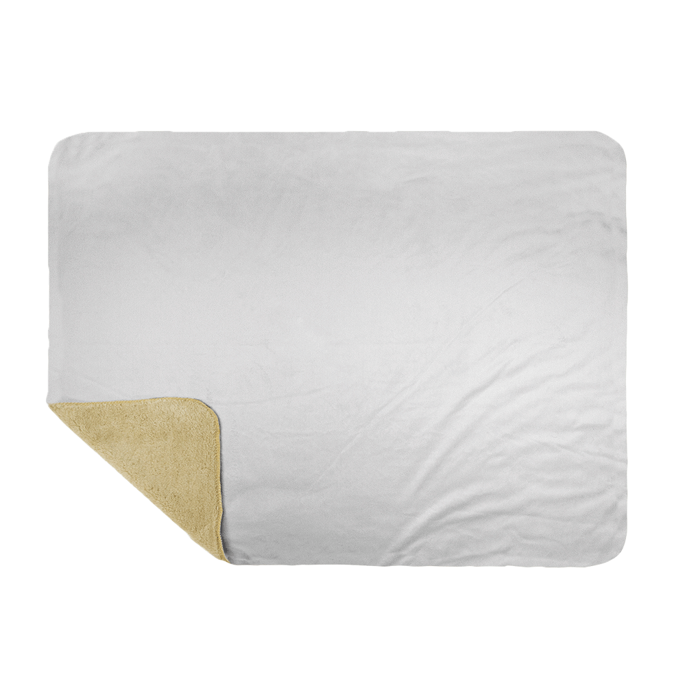 Sherpa Lined Sublimation Baby Blanket