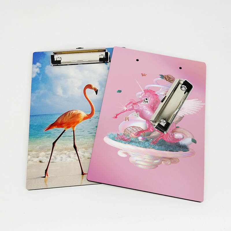 wholesale Blank Sublimation Clipboard A4 A5 Wooden Low Profile Clip Writing  Boards DIY Heat Transfer Document Storage Splint for Students Teacher Kids