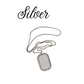 Dog Tags necklace- Sublimation Blank