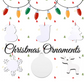 Christmas Blank Sublimation Decoration Ornaments