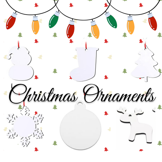 Christmas Blank Sublimation Decoration Ornaments