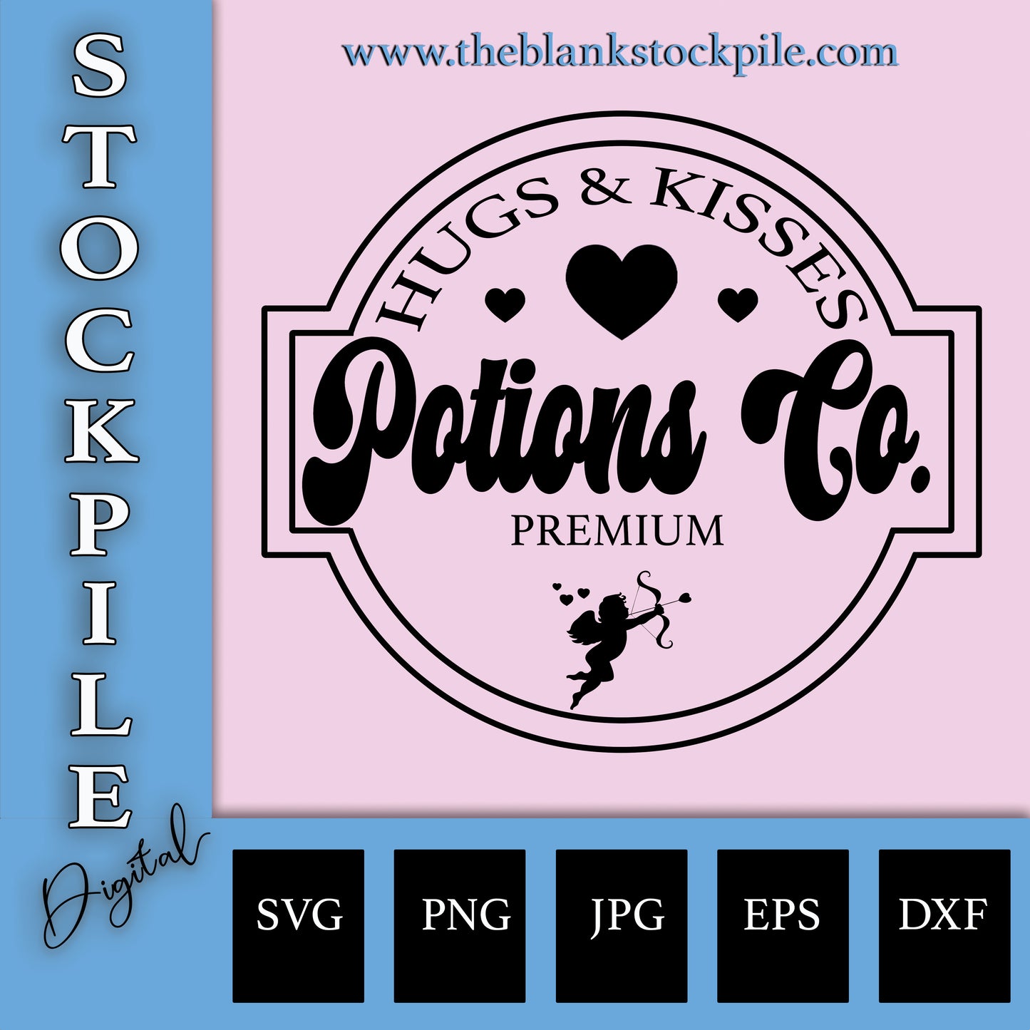 Hugs & Kisses Potions Co SVG