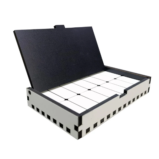Sublimation Blank Domino Set| Custom Game set| Personalized Indoor Game Set| 28 piece double sided domino set with storage box