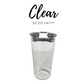 Sublimation Glass Pint Tumbler with plastic lid| 20 oz | CLEAR OR FROSTED| Includes Sublimation Bottle Opener