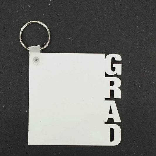 Grad MDF Photo Sublimation Keychains