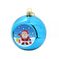 Plastic Christmas Ball Sublimation Blank Christmas Ornaments Ball