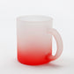 11oz Sublimatable Gradient Frosted Glass Mug