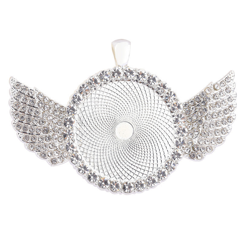 Wings Photo necklace- Sublimation Blank