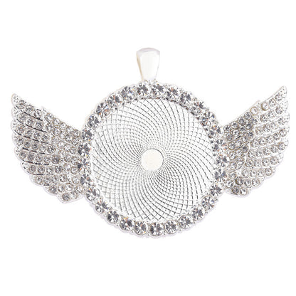 Wings Photo necklace- Sublimation Blank