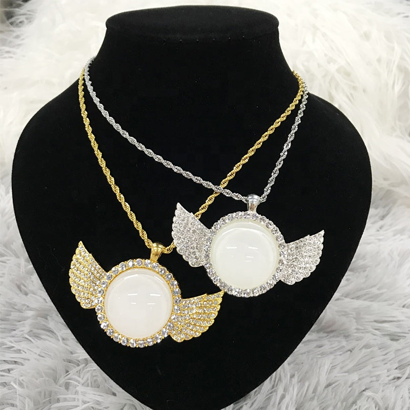 Wings Photo necklace- Sublimation Blank – The Blank Stockpile