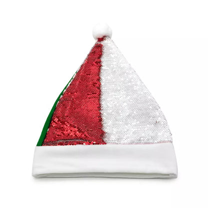 Magic Sequins Sublimation Christmas Santa Hat