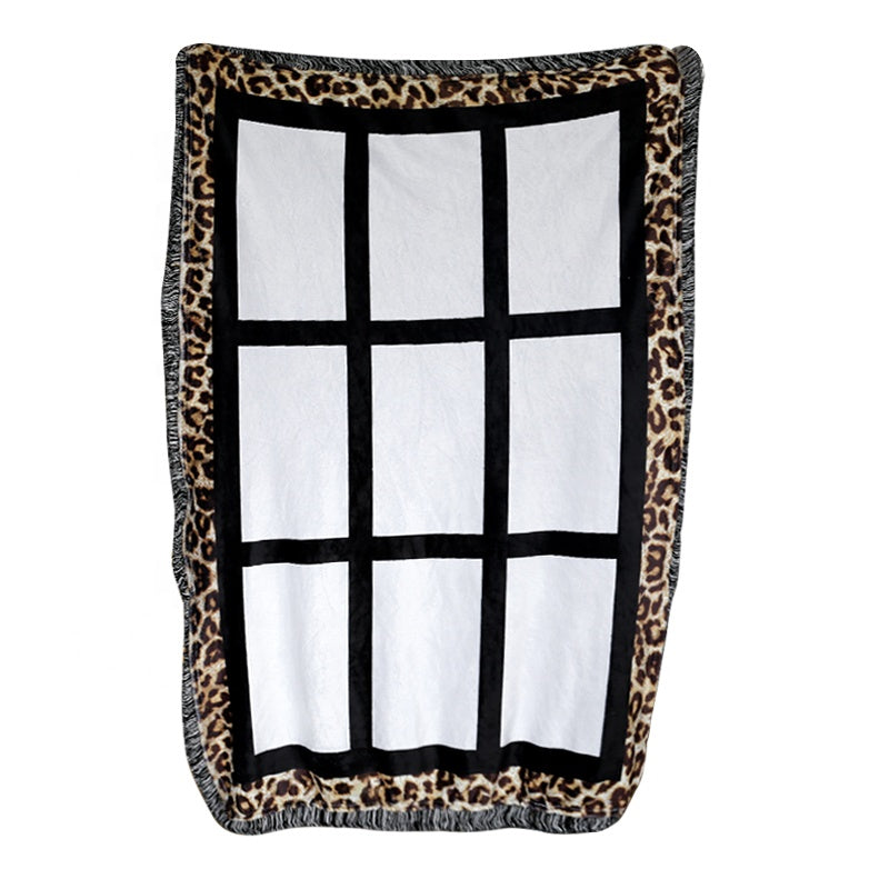 Always Love Panel Sublimation Blanket| 8 Panel | Blank Blanket| 40 x 60  inches| Fringe tassel trim
