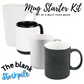 Set of 4| Sublimation Starter Kit, Sublimation Tumblers, Sublimation Mug, Magic Color Change mug Bundle