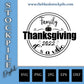 It's A Vibe Family Thanksgiving 2022, Fall Svg, Thankful Svg, Pumpkin svg, Svg Files For Cricut, Silhouette, Sublimation