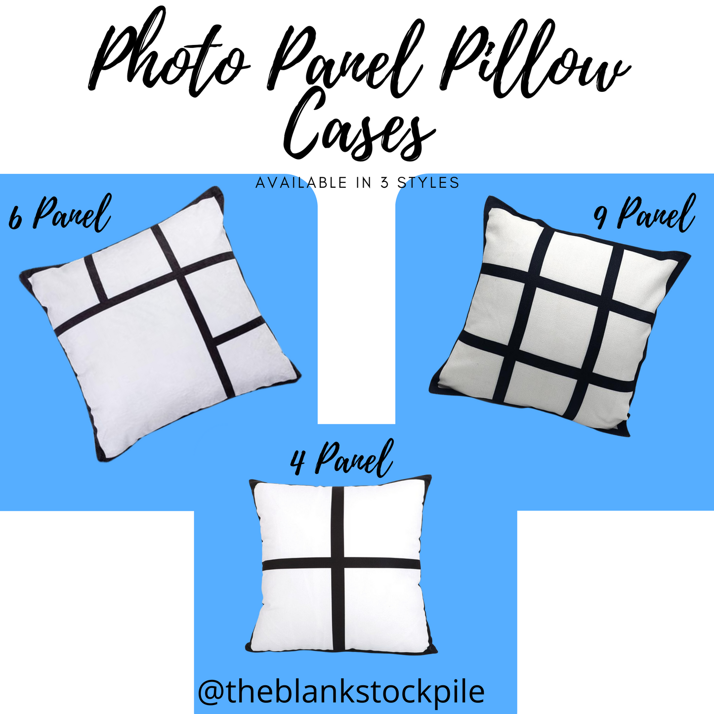 6 Panel Sublimation Pillow Case