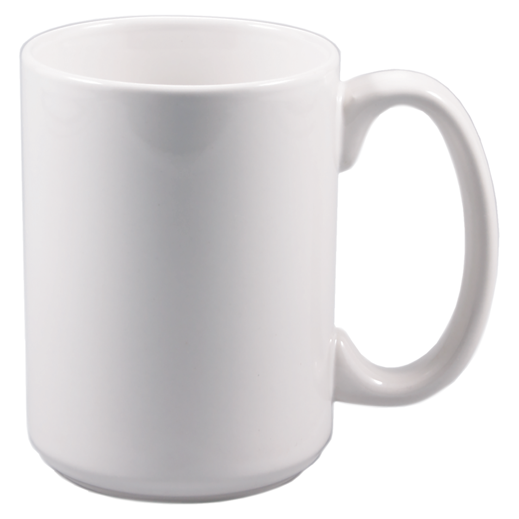 15 oz. White Sublimatable Ceramic Mug – The Blank Stockpile