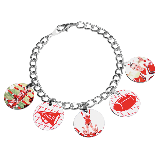 Charm Bracelets with sublimation blank charms