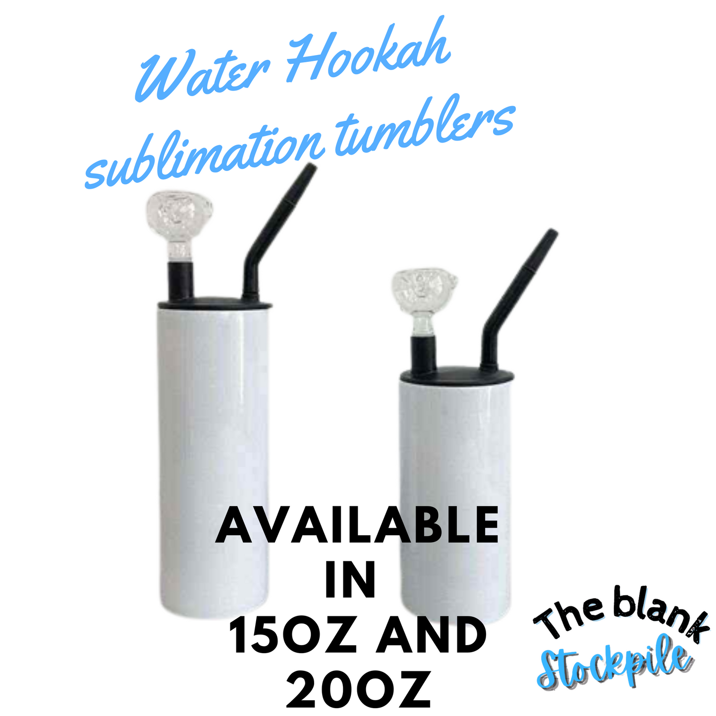 Water Hookah Pipe Sublimation Tumbler|