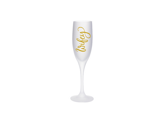 Frosted 6 oz Champagne Flute