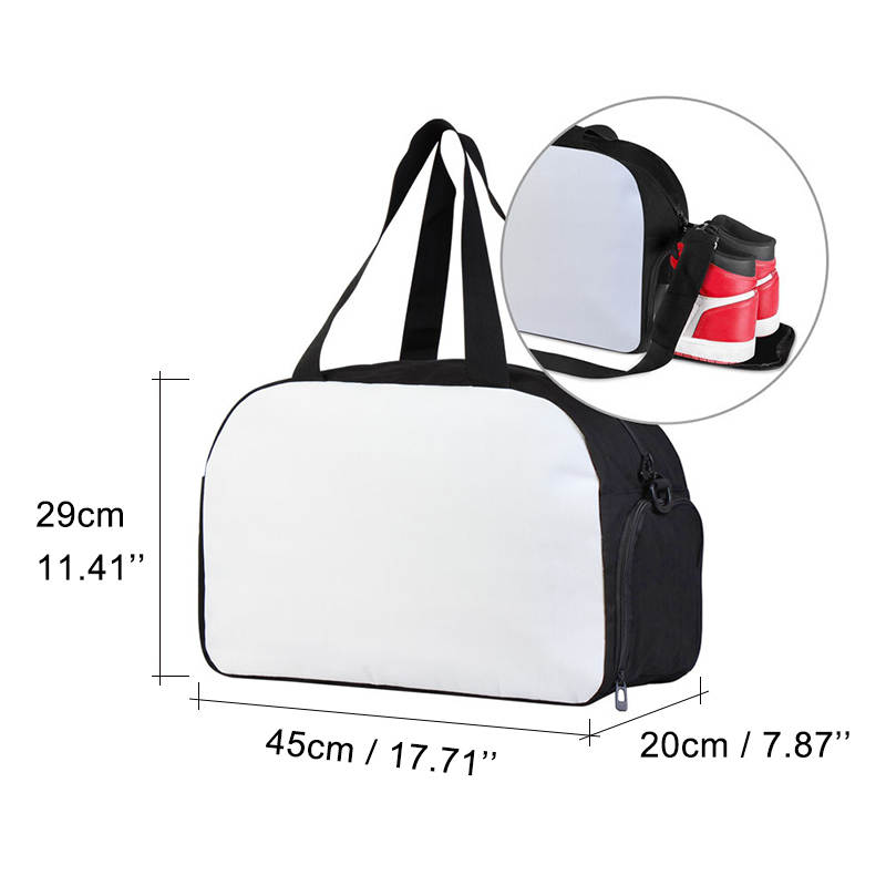 Sublimation Neoprene Gym Bag| Black Bottom| Printable on front side