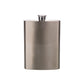SILVER 8OZ STAINLESS STEEL FLASK