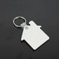 House Sublimation Keychains Blanks