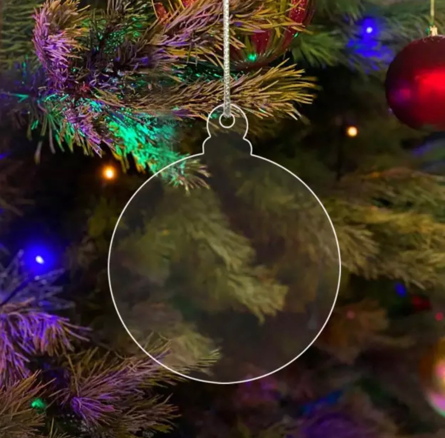 Blank Acrylic Ornament Keychains